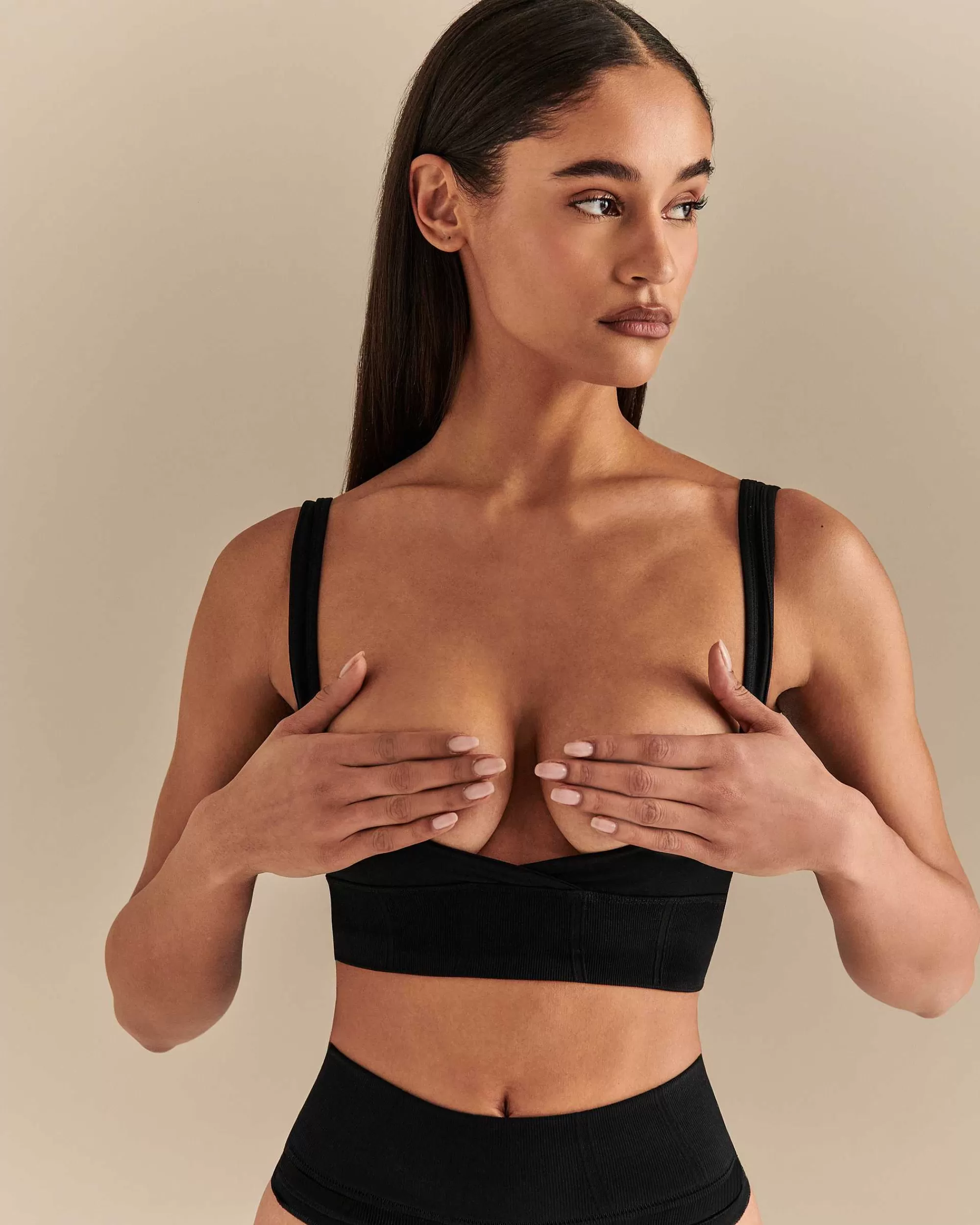 LIVY Chroom Bralette Zwart Best