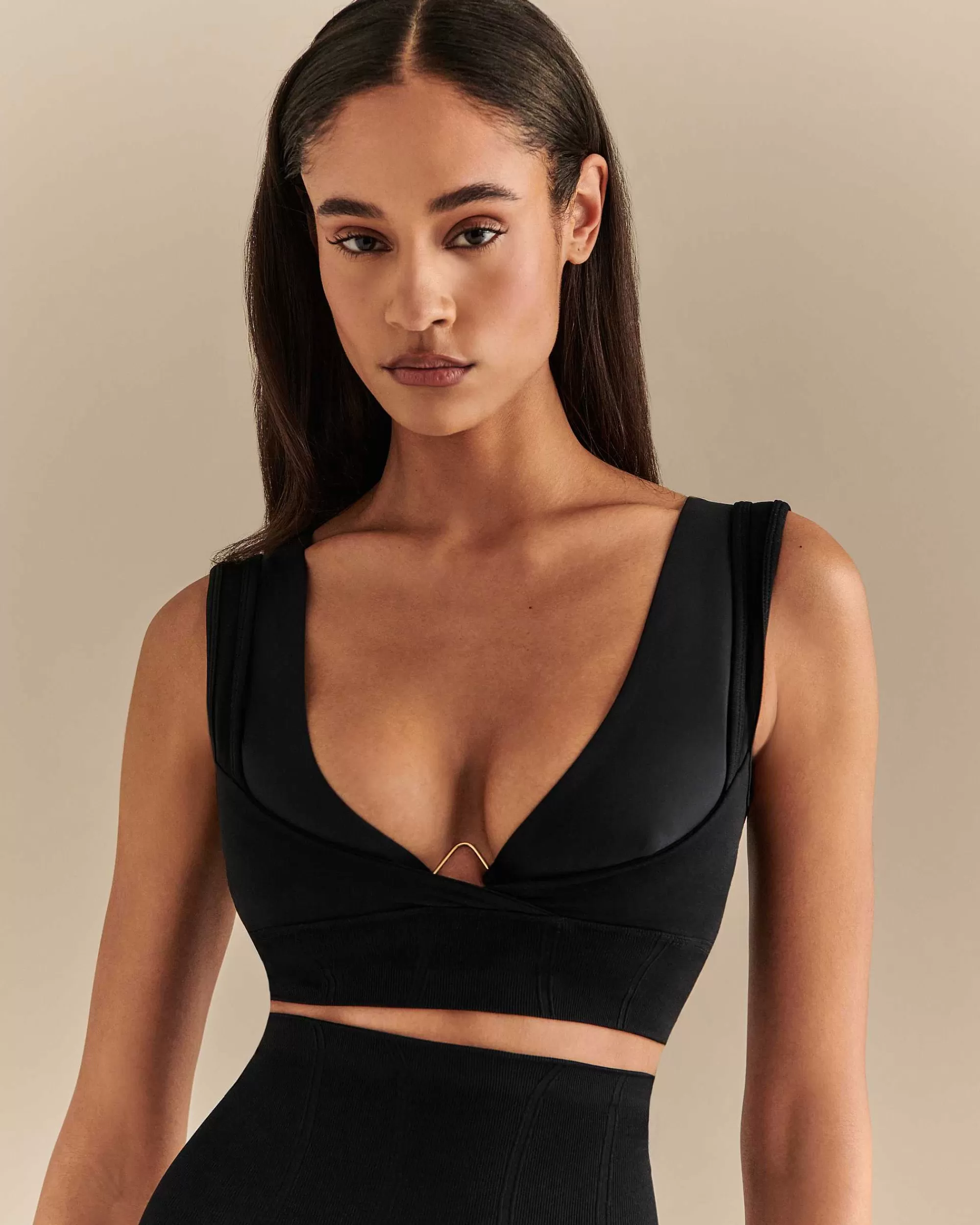 LIVY Chroom Bralette Zwart Best