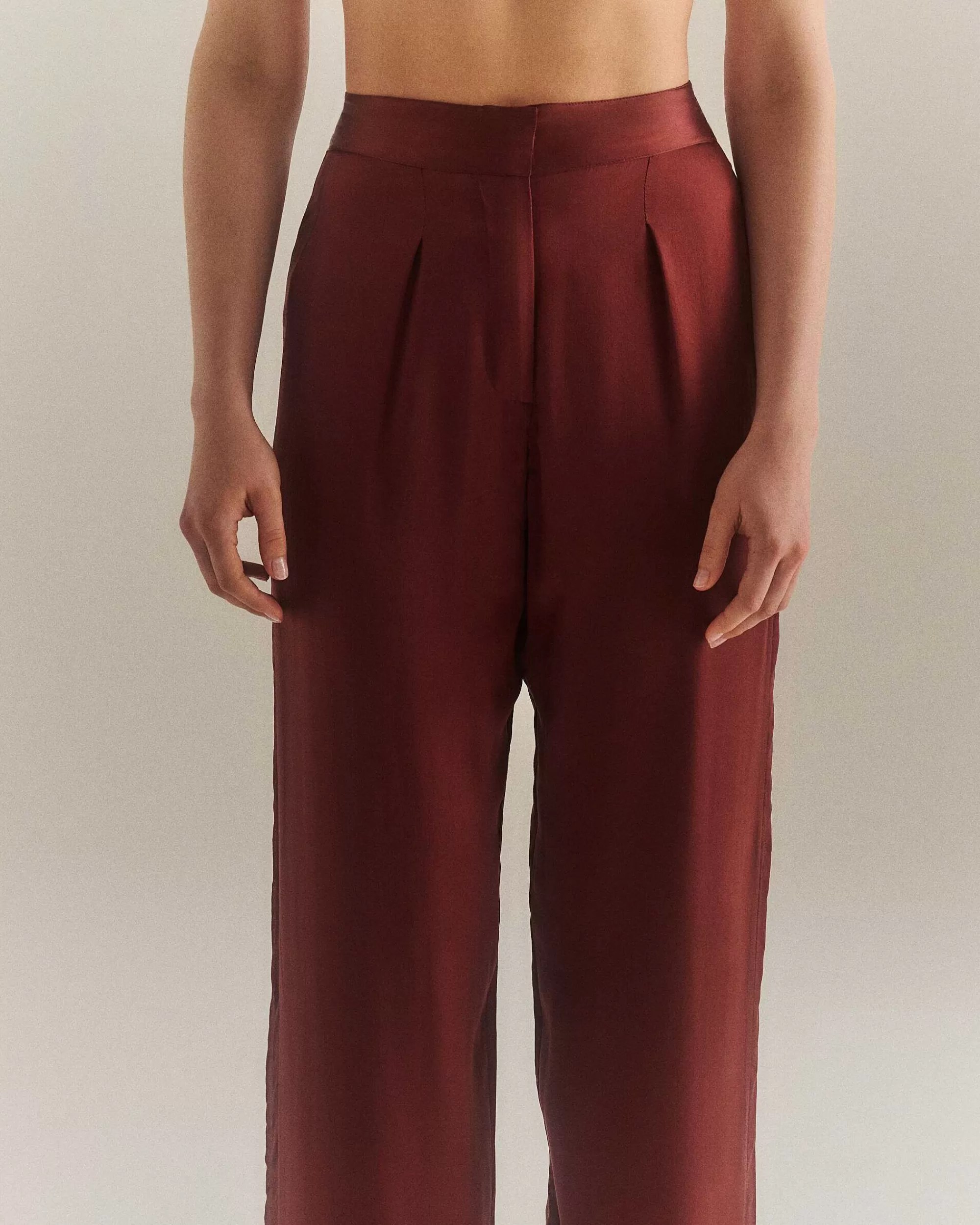 LIVY Pantalon Collins Chocolade Cheap